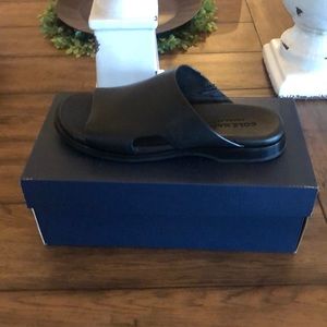 Cole Haan Slides Black. Never worn - new in box